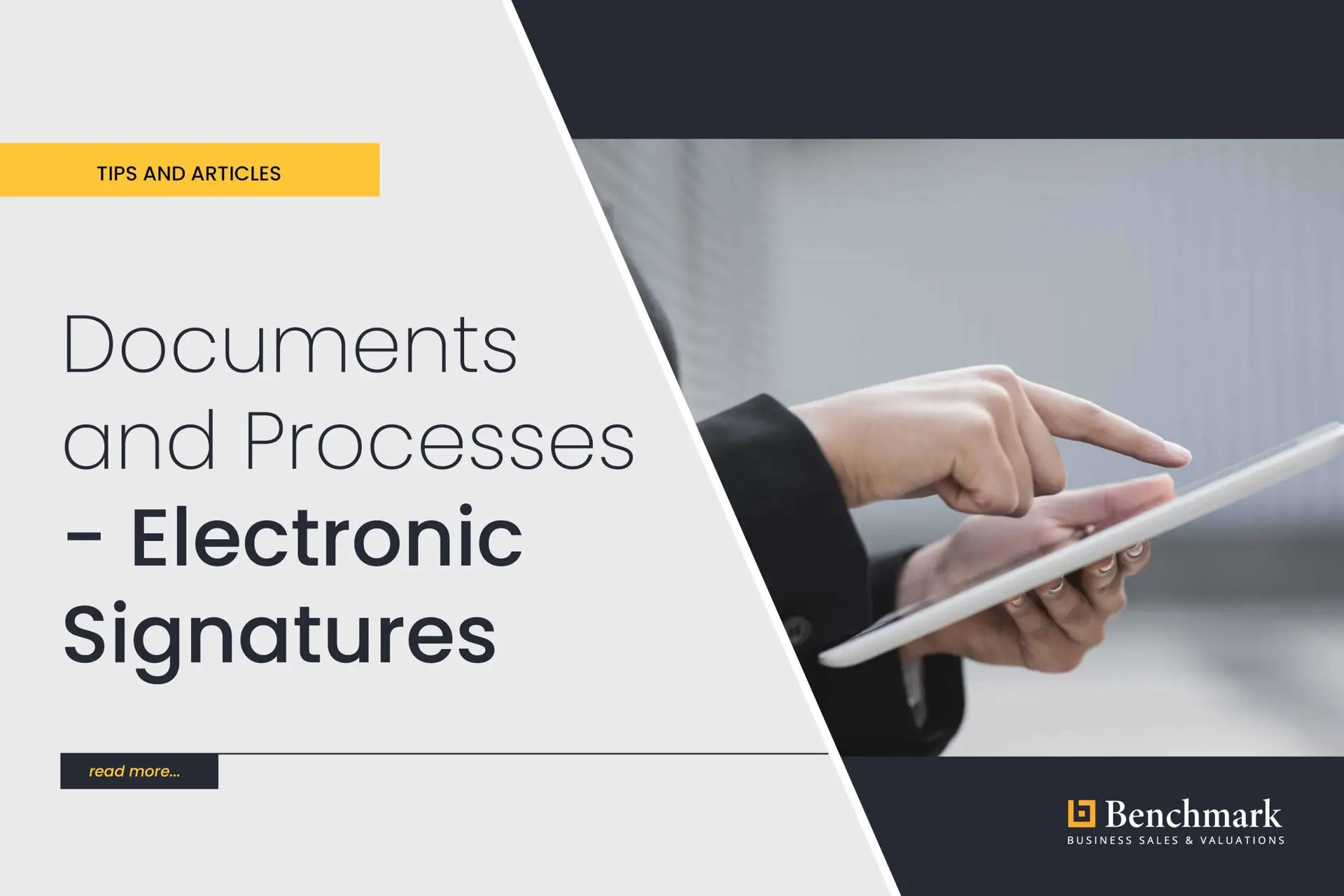 Documents and Processes – Electronic Signatures