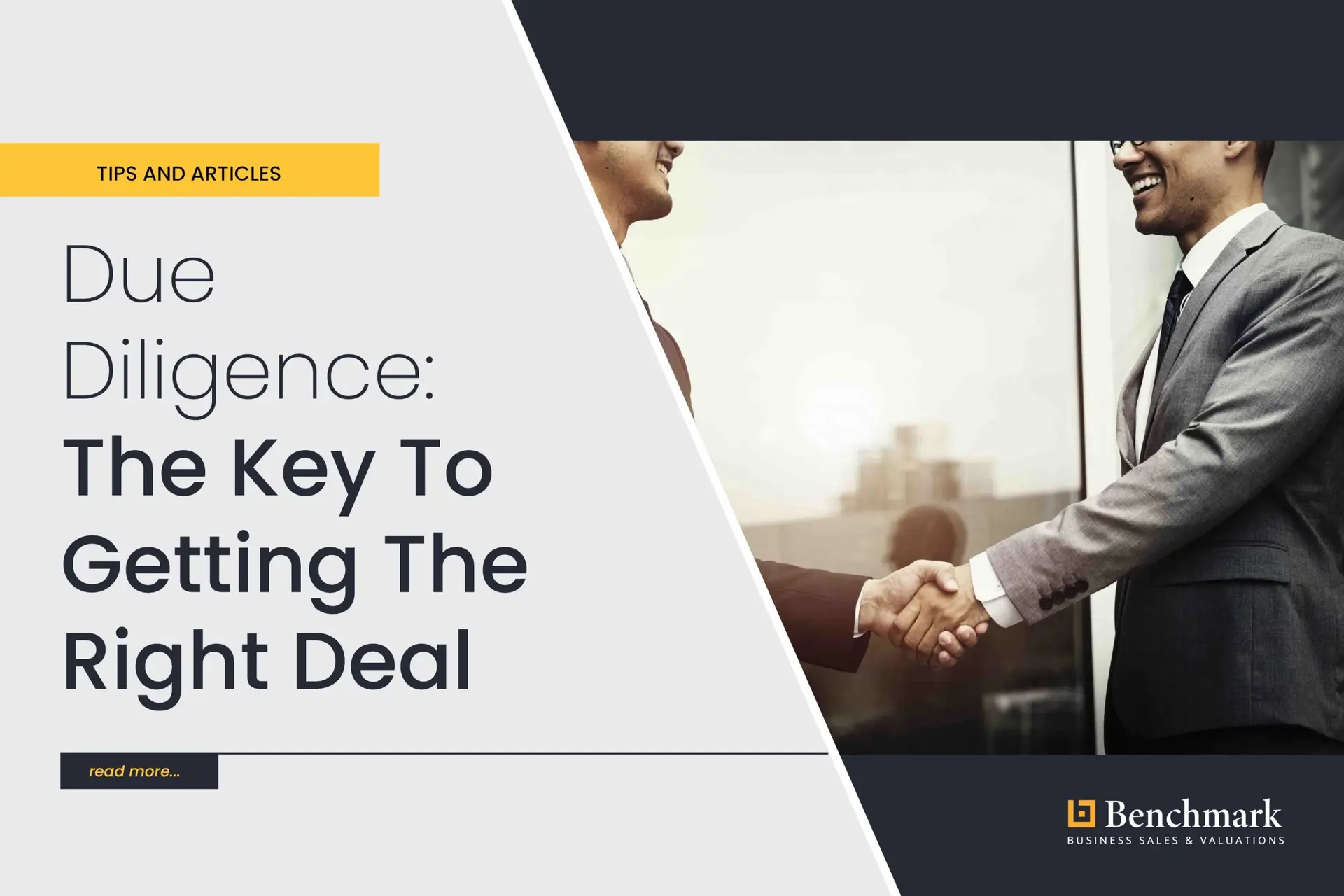 Due Diligence: The key to getting the right deal