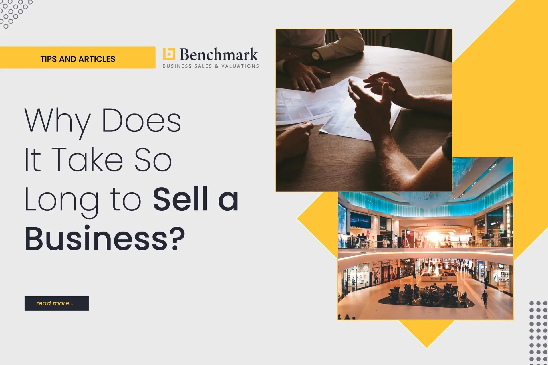 Why Does it Take So Long to Sell a Business?