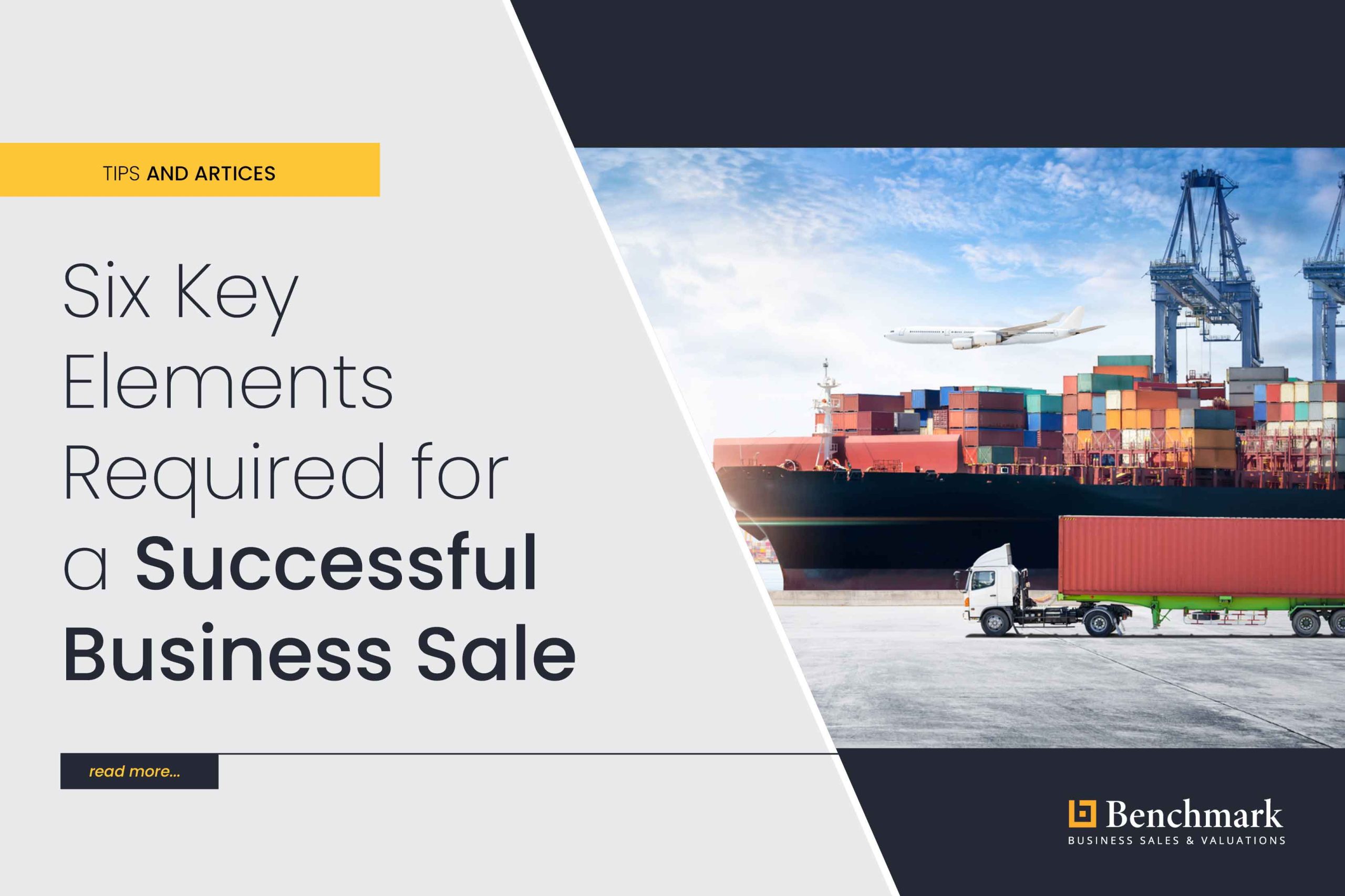 Six Key Elements Required for a Successful Business Sale